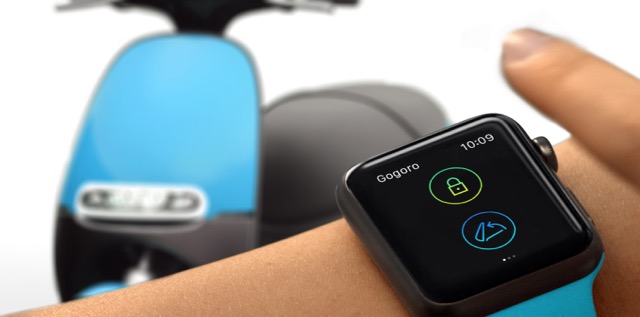 Gogoro 全新智慧解鎖功能，透過智慧型手機或 Apple Watch 即可上鎖、解鎖與開啟車廂